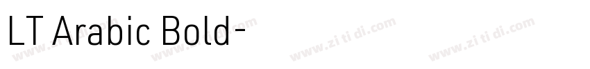 LT Arabic Bold字体转换 LT Arabic Bold字体转换